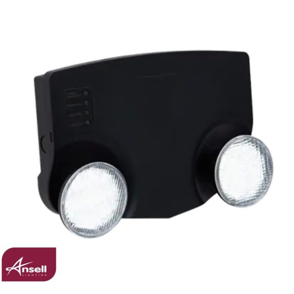 Ansell Condor Twin Spot 5W LED Emergency Floodlighting Non-Maintained Black