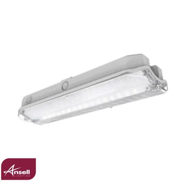 Ansell Guardian Eco 3W LED Emergency Bulkhead Maintained/Non-Maintained IP66
