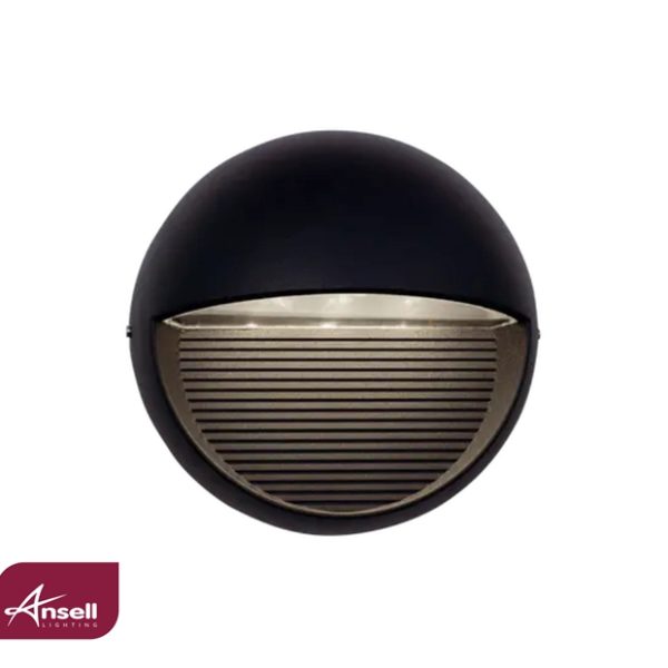 Ansell Kappa Compact Wall Light 4.5W LED 4000K IP65 Black
