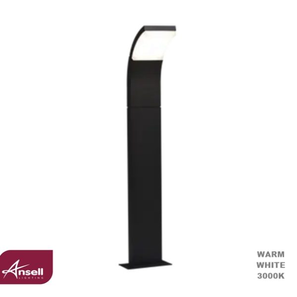 Ansell Senza Bollard 600mm 6W LED Warm White
