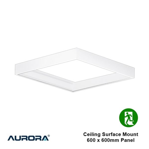 AURORA Ceiling Surface Mount Box Kit for 600 x 600mm Emergency Panels