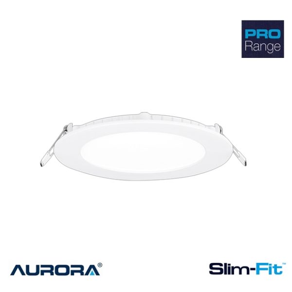 AURORA Slim-Fit 9W LED Round Low Profile Downlight 3000K IP44