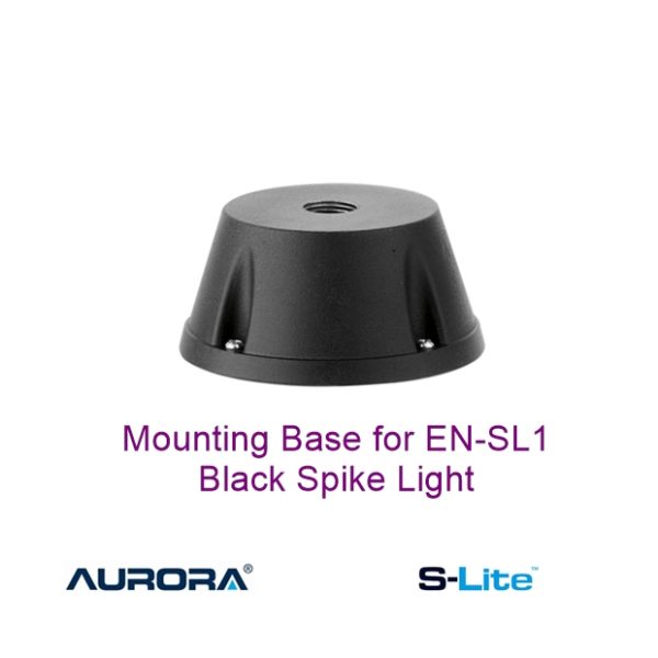 AURORA S-Lite Mounting Base for Spike Light Black IP65