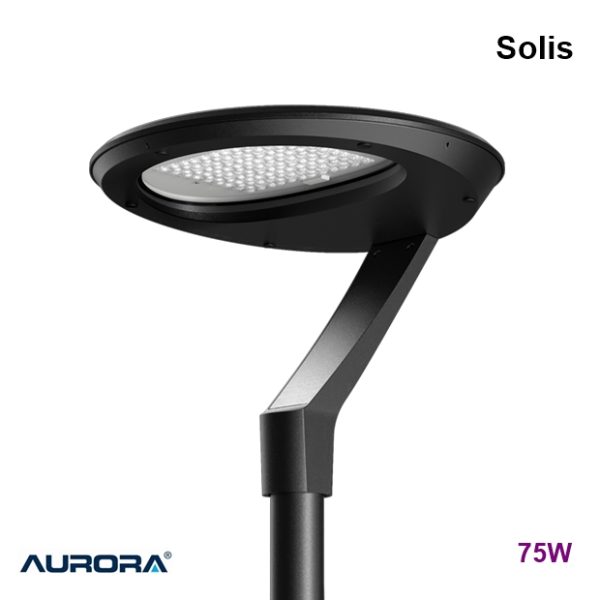 AURORA Solis Column Head 75W LED 2700K Zhaga Black IP66