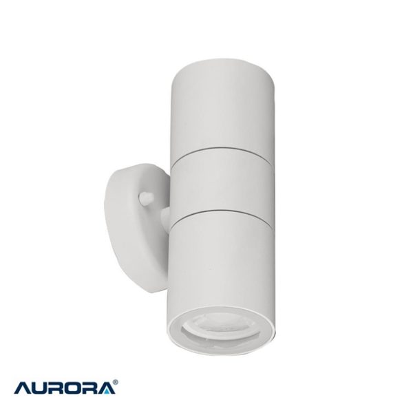 AURORA WallE Up/Down GU10 Wall Light White