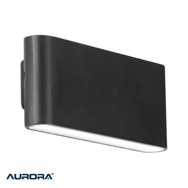 AURORA WallE Up/Down Wall Light 12W LED 4000K IP65 Black
