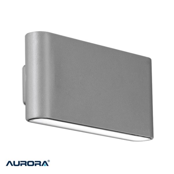 AURORA WallE Up/Down Wall Light 12W LED 4000K IP65 Grey