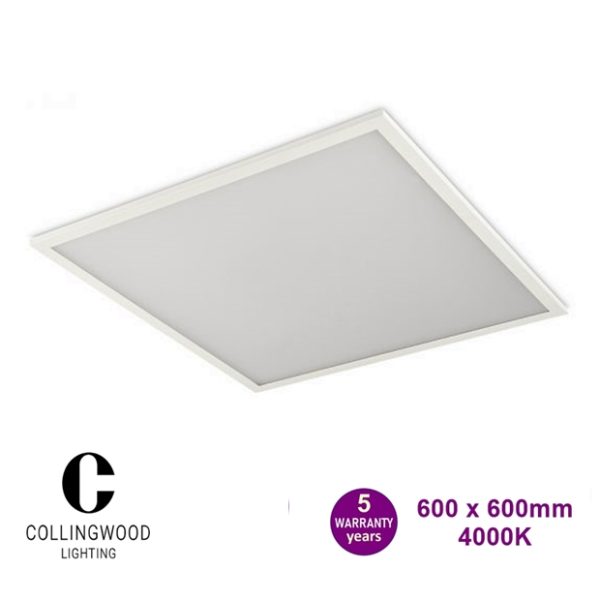 Collingwood SOLIS 30W LED Panel 600 x 600m 4000K Non-dim UGR22