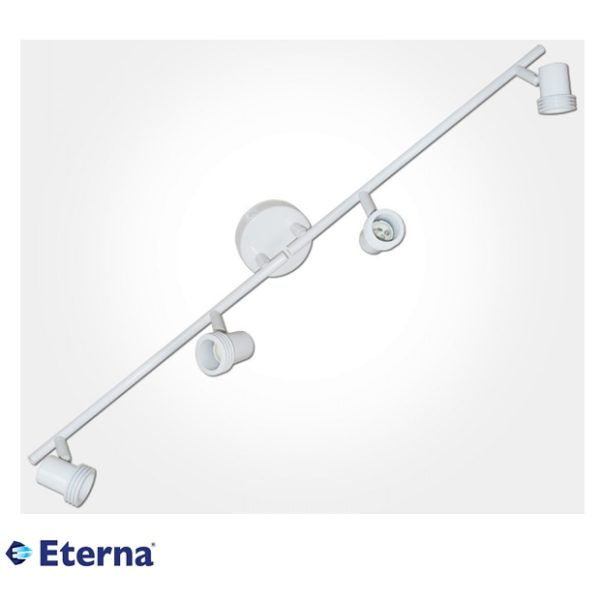 Eterna Quad Split Bar Surface Spotlight Max 50W GU10 White