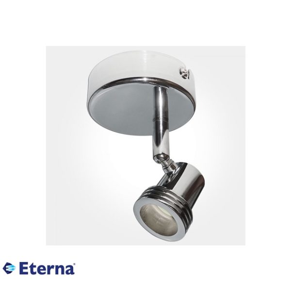 Eterna Single Surface Spotlight Max 50W GU10 Polished Chrome