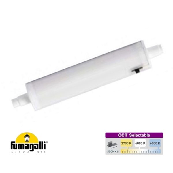 Fumagalli 7.5W LED R7s 118mm CCT Selectable Outdoor & Indoor
