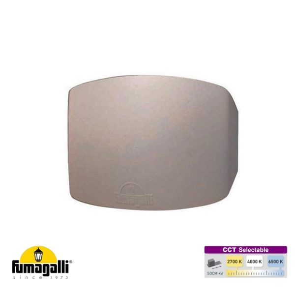 Fumagalli ABRAM 150 Grey Up & Down Wall Light 3.2W LED R7s CCT Selectable