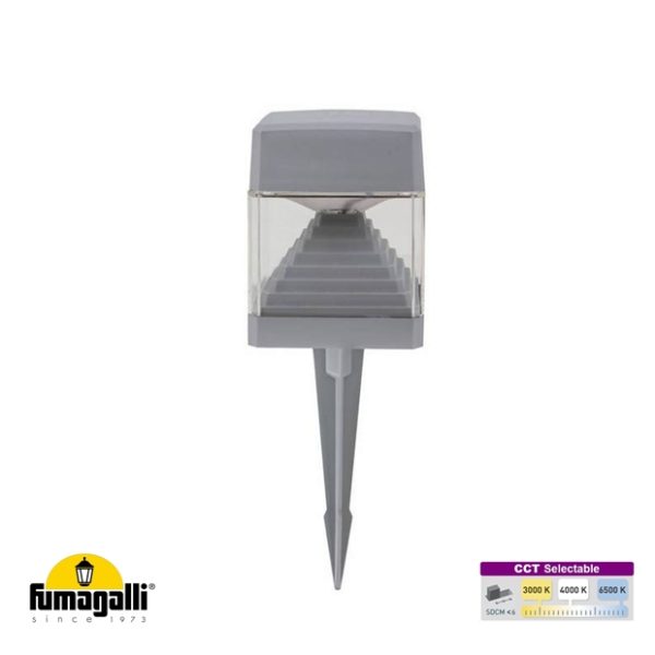 Fumagalli ESTER SPIKE GREY 10W LED CCT Ground Spike Light