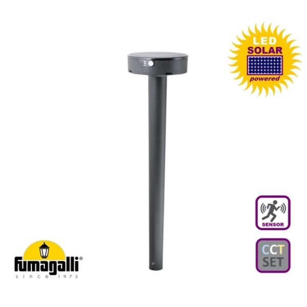 Fumagalli FIORINA 600 BLACK SOLAR LED DUAL