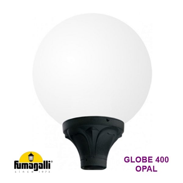 Fumagalli GLOBE 400 OPAL Lantern E27 Black