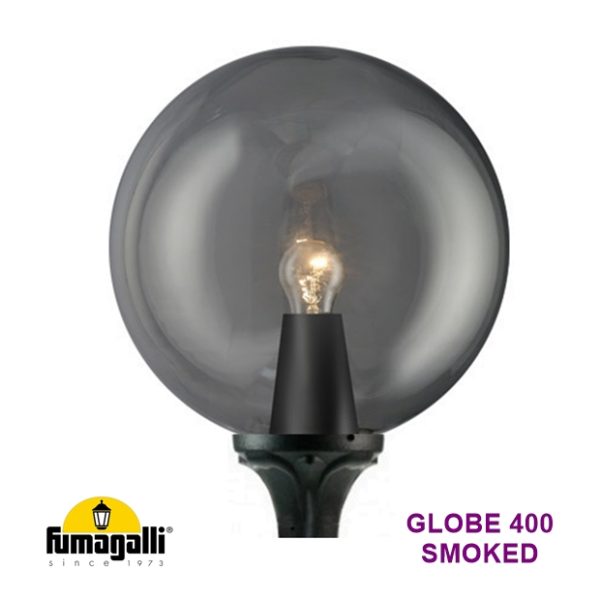 Fumagalli GLOBE 400 SMOKED Lantern E27 Black