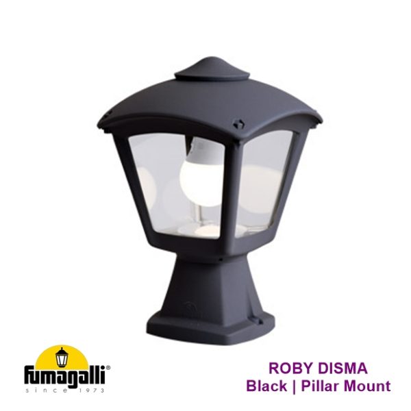 Fumagalli ROBY DISMA LANTERN Pillar Top E27 Black