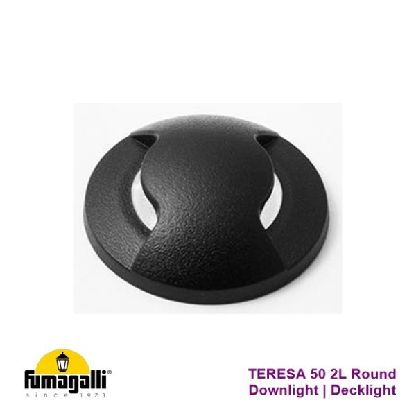 Fumagalli TERESA 50 2L Round Downlight/Decklight 1.7W LED G9 Black