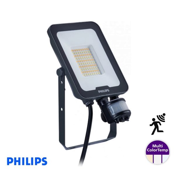 PHILIPS Ledinaire 30W PIR LED Floodlight BVP167 LED36/830_40_65 PSU 30W SWB MDU