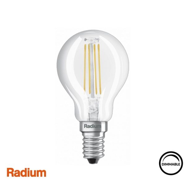 Radium LED Star D40 Mini-Ball Filament E14 4.8W 470lm Warm White Dimmable