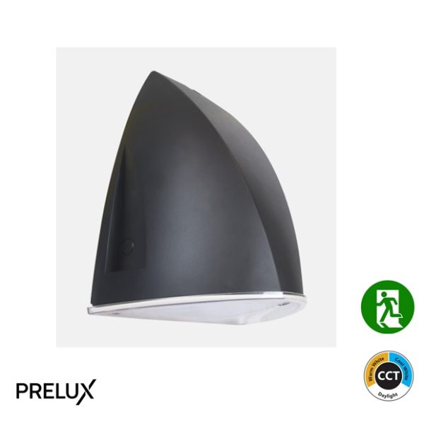 Prelux VIPER 25W LED Wallpack EMERGENCY CCT IP65
