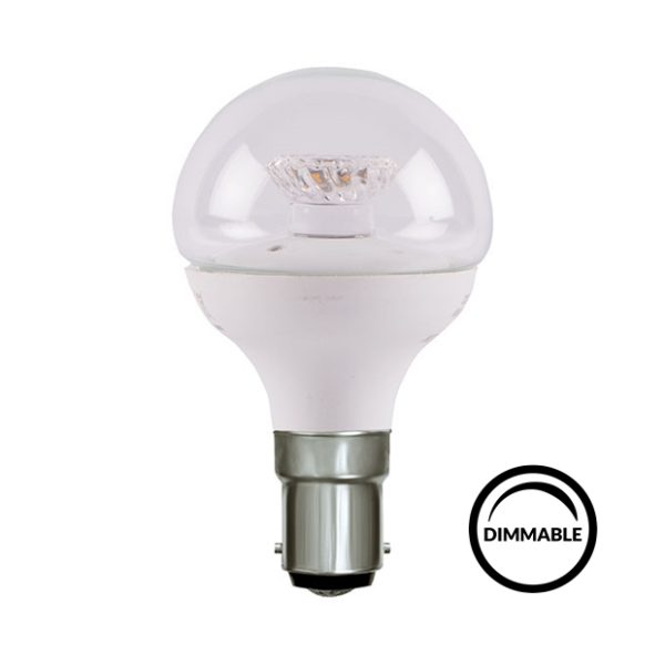 BELL LED 4W Dimmable B15 G45 Round Ball Clear 2700K 250lm