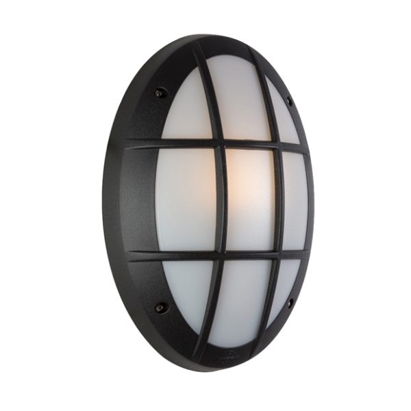 Fumagalli DANZI GRILLE E27 Bulkhead BLACK body Oval