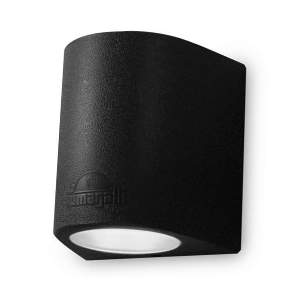 Fumagalli MARTA 160 BLACK 1L 1 Light Up or Down LED Bulkhead
