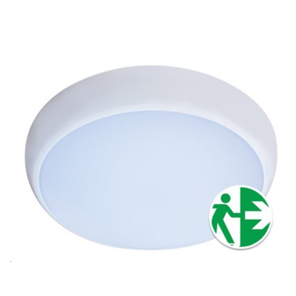 PRELUX OSLO SLIM LED Bulkhead Multi-Watt & CCT Selectable EMERGENCY IP65
