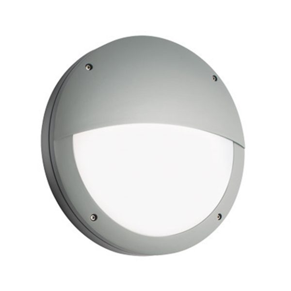 PRELUX VENUS 18W LED BULKHEAD EYELID GREY 800lm 4200K IP65