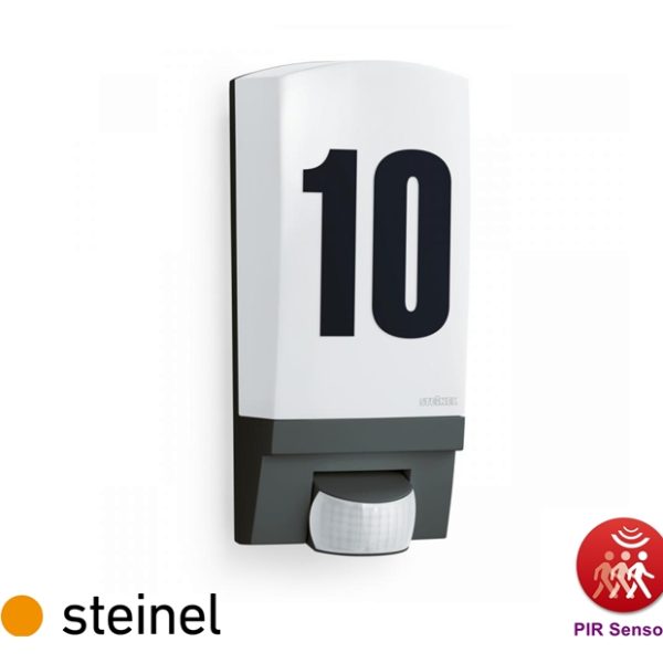 STEINEL Sensor Switched Bulkhead E27 Outdoor Black